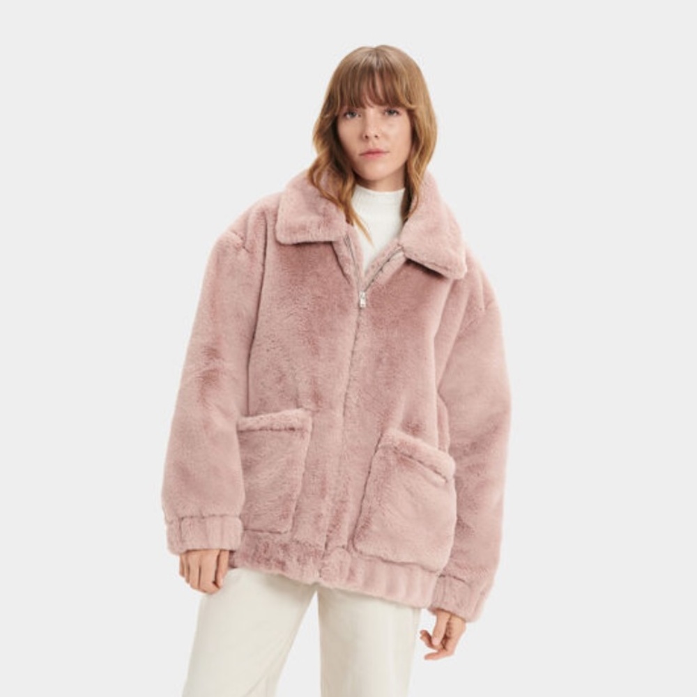 NWT UGG Kianna Faux Fur Jacket